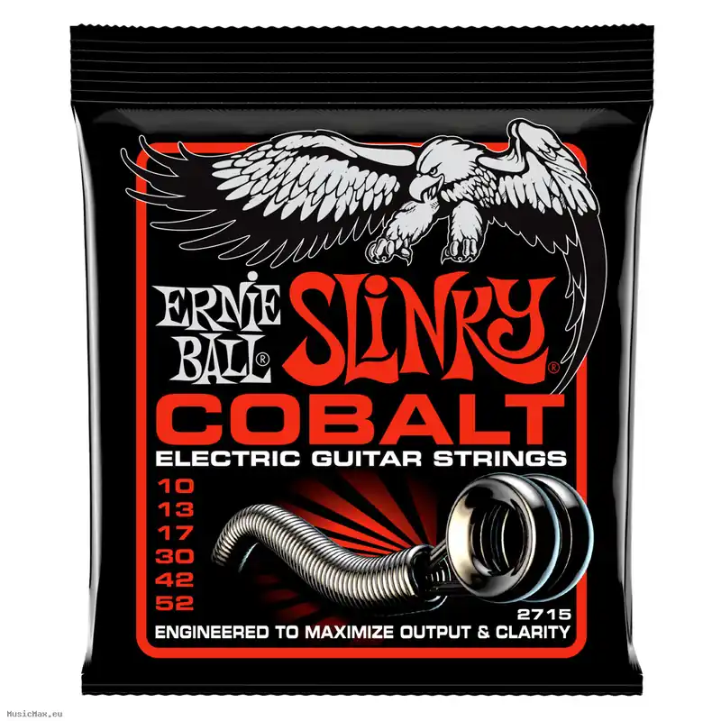 ERNIE BALL 2715 SLINKY COBALT 10-52 E-Gitarrensaiten Heißes Angebot