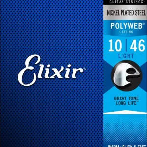 Kostenloser Versand ELIXIR 12050 POLYWEB 10-46 Beschichtete Saiten