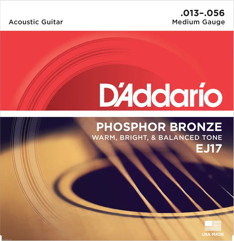 DADDARIO EJ17 13-56 Akustische Gitarrensaiten Versand Am Gleichen Tag