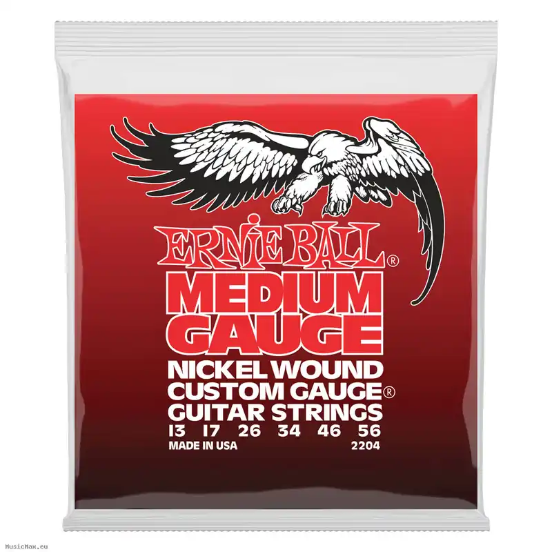 ERNIE BALL 2204 MEDIUM 13-56 E-Gitarrensaiten Nur Heute