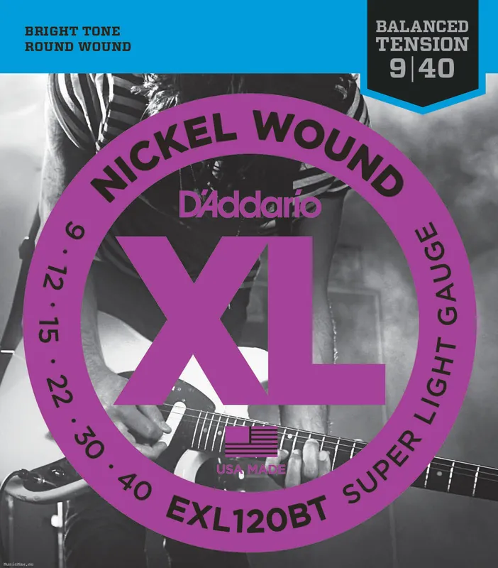 Neue Kollektion DADDARIO EXL120BT 9-40 E-Gitarrensaiten