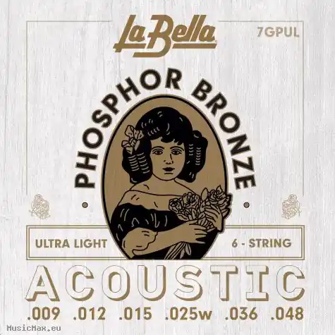 Ausverkauf LA BELLA 7GPUL 9-48 Akustische Gitarrensaiten