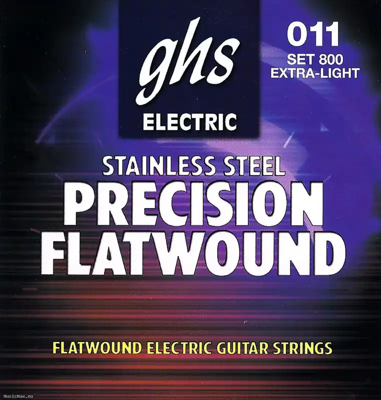 GHS 800 Precision 11-46 Flatwound E-Gitarrensaiten Preisreduziert