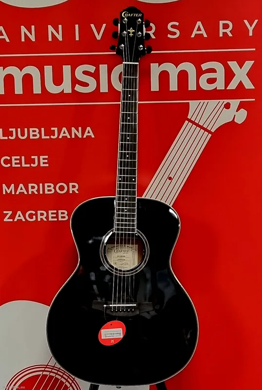 CRAFTER HG-250BK Black Akustikgitarre Sichere Zahlung