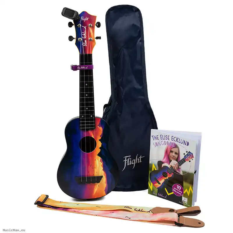 FLIGHT TUS EE Elise Ecklund Sunset sopran Ukulele Set Sofort Bestellen