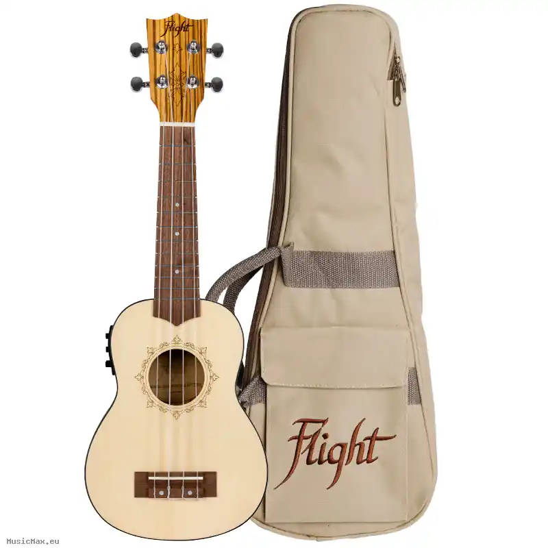 FLIGHT DUS320 CEQ SP/ZEB Sopran Ukulele Kostenloser Versand
