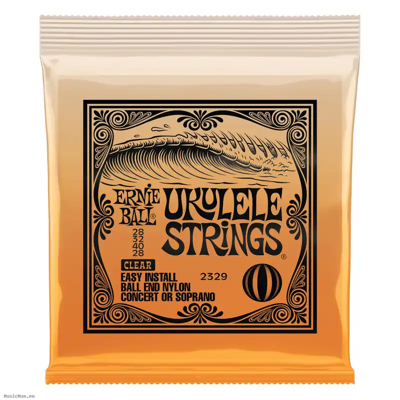 Markenware ERNIE BALL 2329 clear Saiten für Sopran-/ Konzert-Ukulele