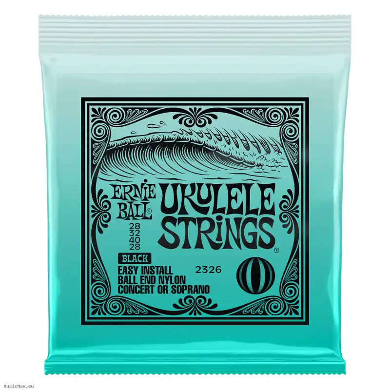 ERNIE BALL 2326 BLK Saiten für Sopran-/ Konzert-Ukulele Top-Preis