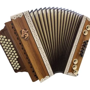 AS AS C-F-B WALNUT Diatonisches Akkordeon Saisonangebot