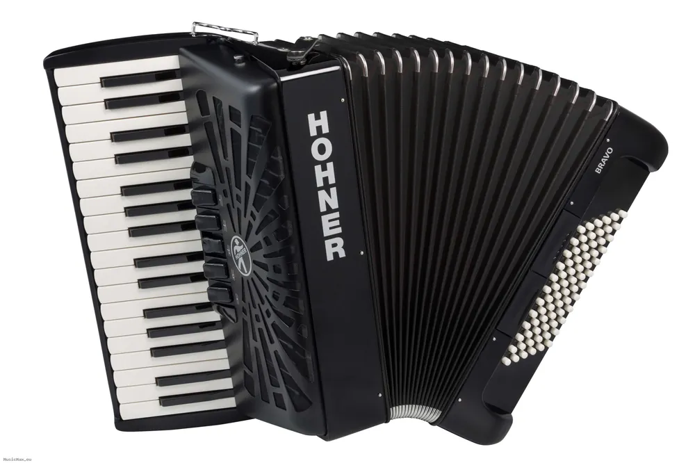 HOHNER Bravo III 72 Black Akkordeon mit Tasche Mega-Angebot