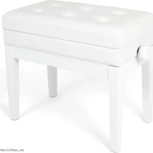 Echt FLIGHT FWHGC-1 White Gloss Klavierbank