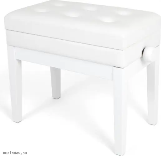 Echt FLIGHT FWHGC-1 White Gloss Klavierbank