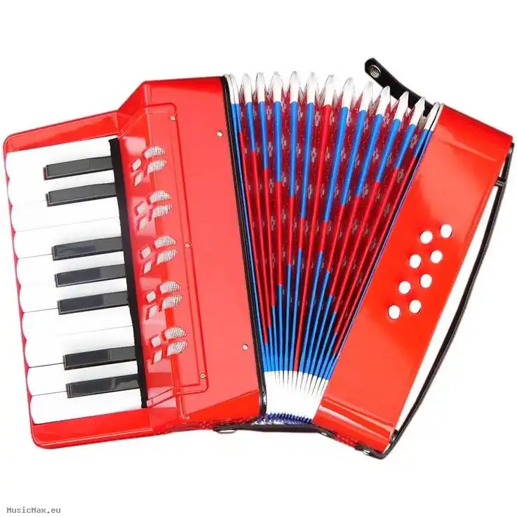 GOLDENCUP JP1708 17 MONOPHONIC 8 BASS Red Kinderakkordeon Expressversand