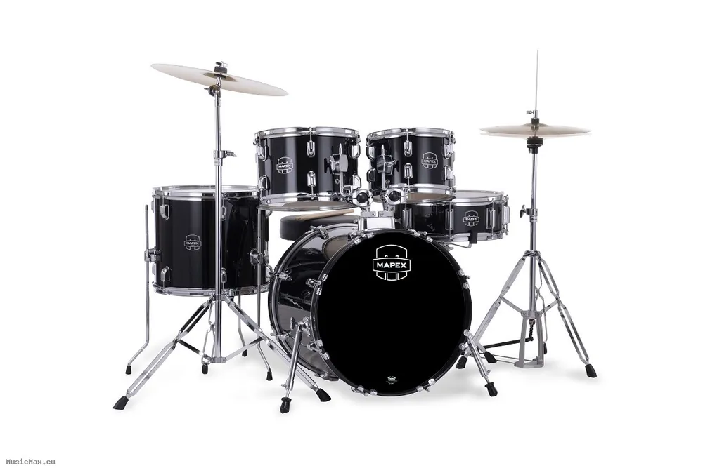 Neu Im Sortiment MAPEX CM5044FTCDK Comet Blk Akustisches Schlagzeug mit Becken