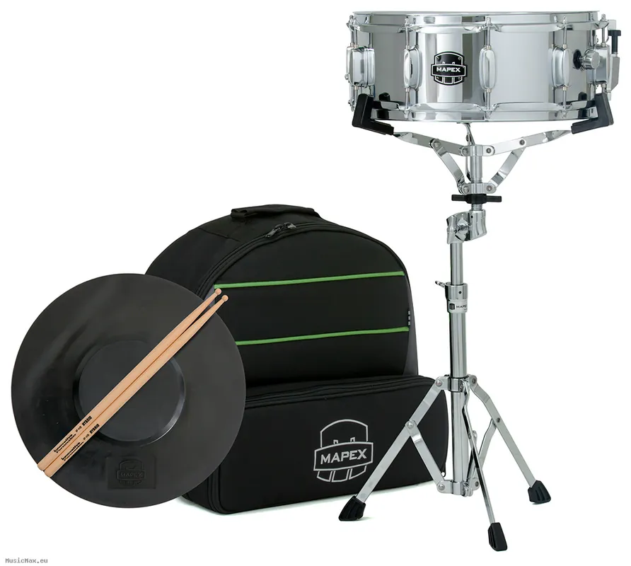 Begrenztes Angebot MAPEX MSK14D Snare Trommel mit Ständer und Tasche