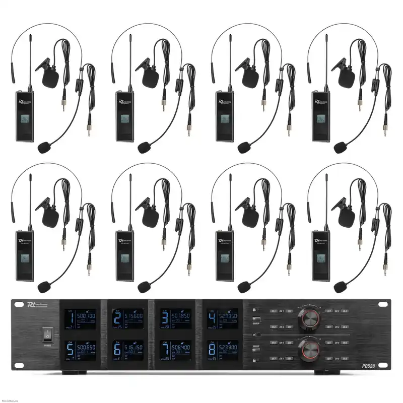 Begrenztes Angebot POWER DYNAMICS PD528B Micro Set Lavalier Funksystem