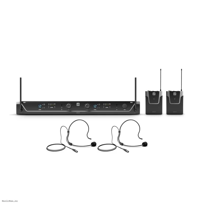 LD SYSTEMS U305 BPH2 Set (2) Headset Funksystem Kostenfreie Lieferung