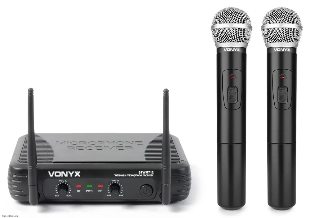 Beliebt VONYX STWM712 Set (2) Handheld Funksystem