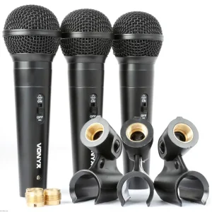 Finale Aktion VONYX VX1800S Set (3) Dynamisches Mikrofon