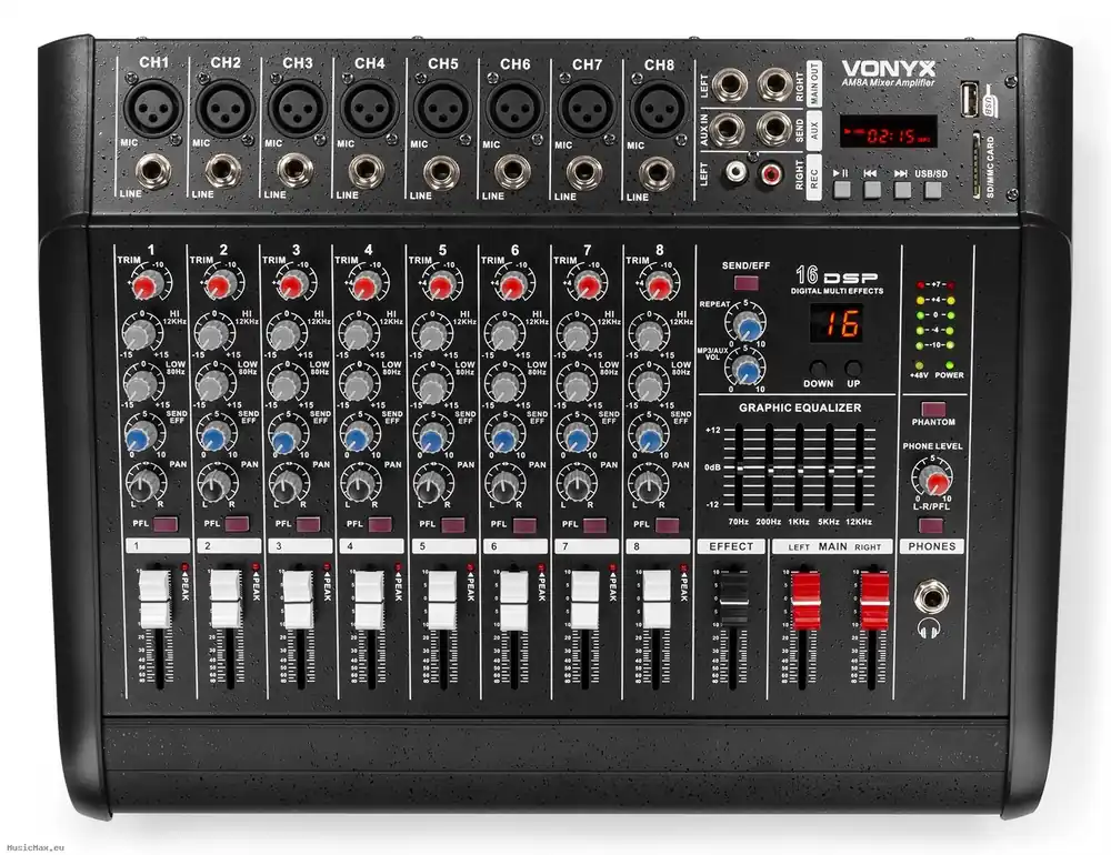 Jetzt Bestellen VONYX AMSA 8 Powered Mixer