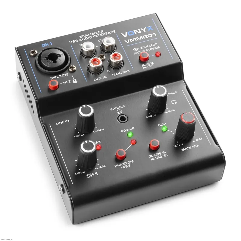 VONYX VMM201 2CH/BT Mixer Online Kaufen