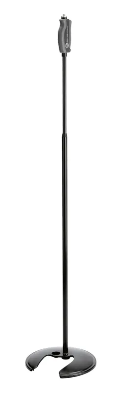 K&M 26075 Stapelbares Einhand-Mikrofonstativ schwarz Abverkauf