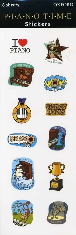 Schnäppchen Pianotime Stickers for Piano