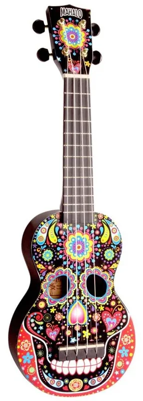 Markenware Mahalo Skull Sopran Ukulele Art Series