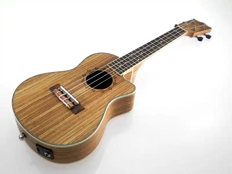 Letzte Chance koki'o Ukulele Zebrano Concert Elektrisch U-LZWLZW-CE-C