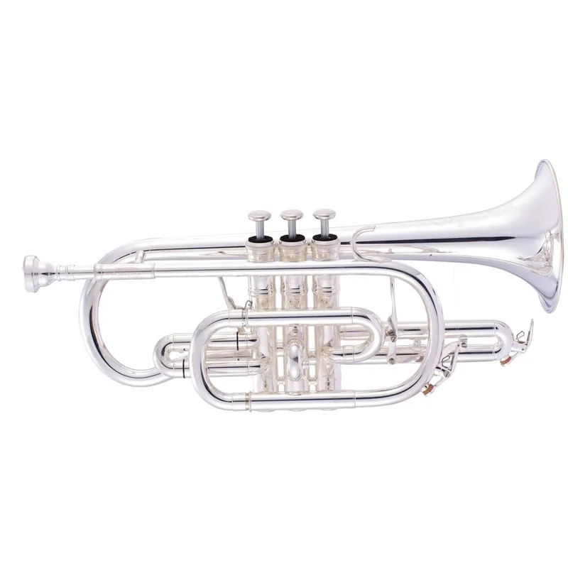 Billig John Packer JP371SWS Kornett Bb versilbert