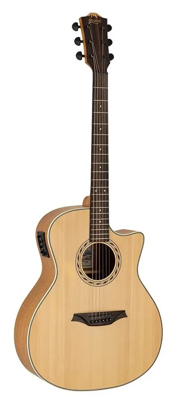 Geprüft Bromo BAA2CE Appalachian Series Auditorium Gitarre