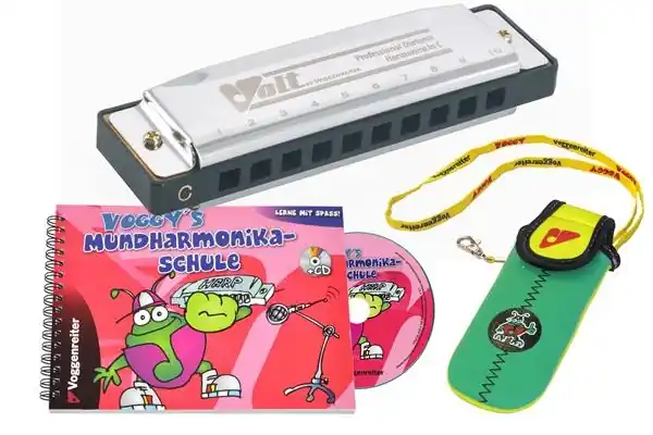 Angebot Voggys Mundharmonika Set VOGG0450-4