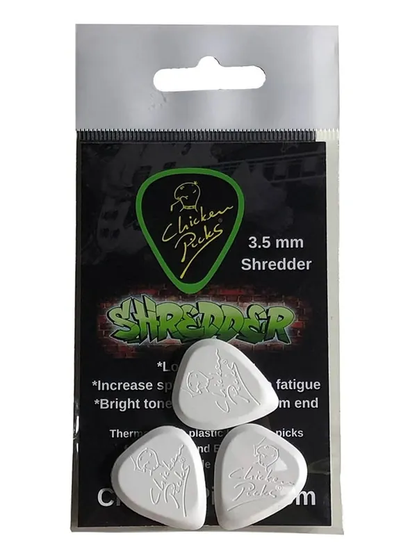 Sofort Bestellen Chicken Picks Shredder 3,5mm guitar pick 3er-Pack