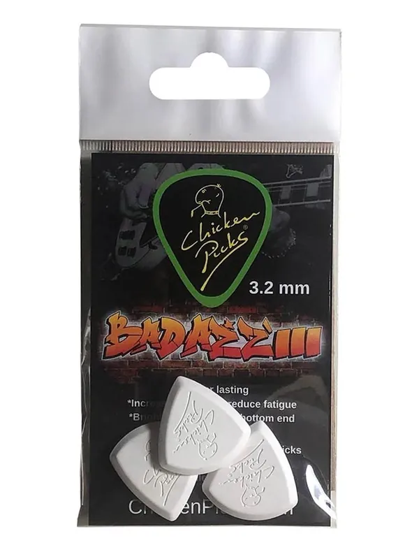 Bestpreis Chicken Picks Badazz III 3.2mm guitar pick 3-pack