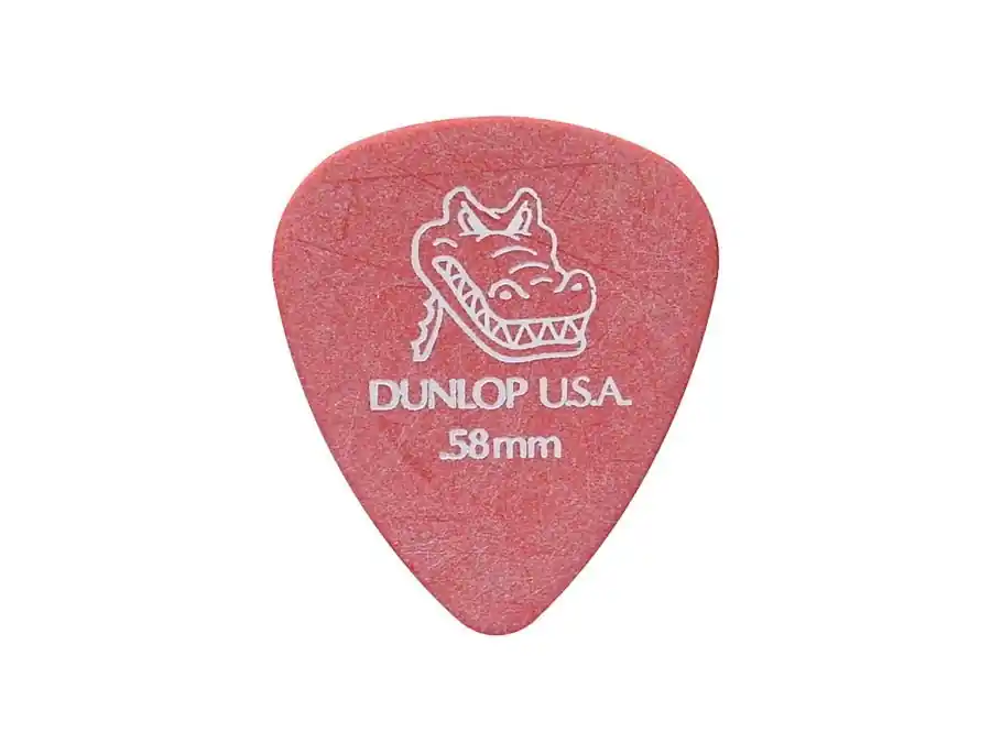 Begrenztes Angebot Dunlop Gator Grip Plektren 0,58mm 6 Stück
