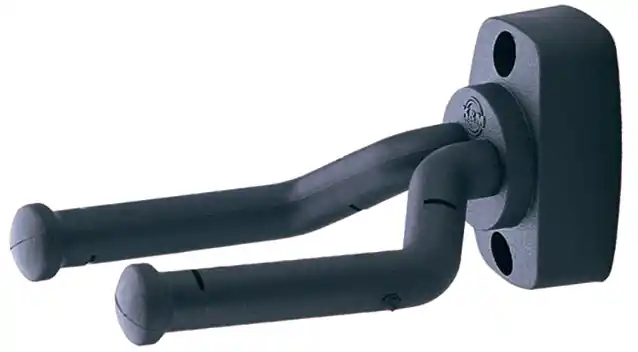 K&M 16280 Gitarren Wandhalter schwarz Heißes Angebot