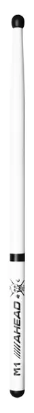 Top-Seller Ahead M1C White Marching Drumsticks Aluminium-Kern 1 Paar
