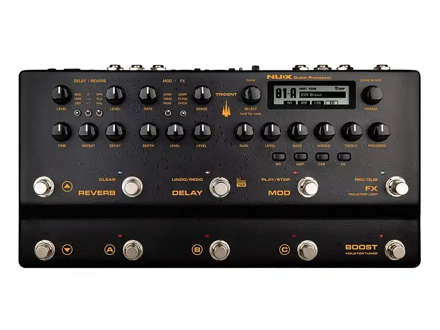 nuX NME-5 Trident Modelling Multi-Effects Pedal Ausverkauf