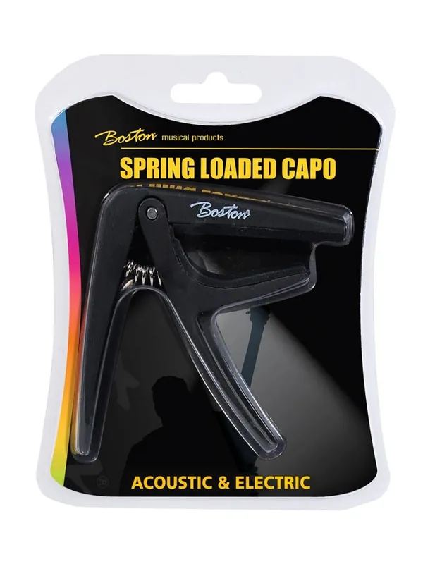 Abverkauf Boston BC-85-BK Capo Westren E-Gitarre