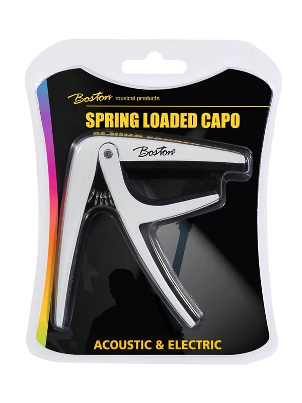 Preisreduziert Boston BC-85-WH Capo Westren E-Gitarre