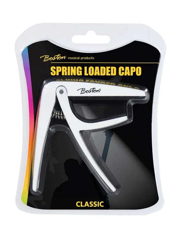 Boston BC-86-WH Capo Konzertgitarre Klassik Neu Im Sortiment