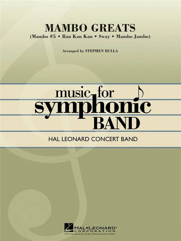 Bulla Mambo Greats Concert Band HL04003532 Preis Gesenkt