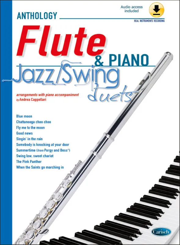 Cappelarri Jazz / Swing Duets Flöte Klavier Audio ML3471 Schneller Versand