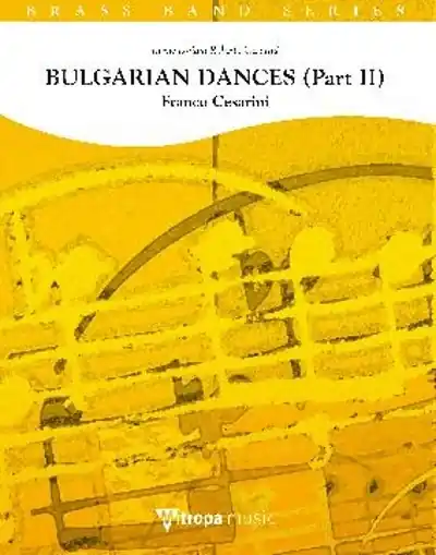 Kostenloser Versand Cesarini Bulgarian Dances Part II Brass Band 1836-11-030M