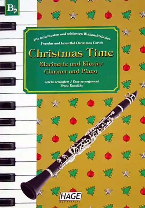 Christmas Time Klarinette Klavier EH1098 Zertifiziert