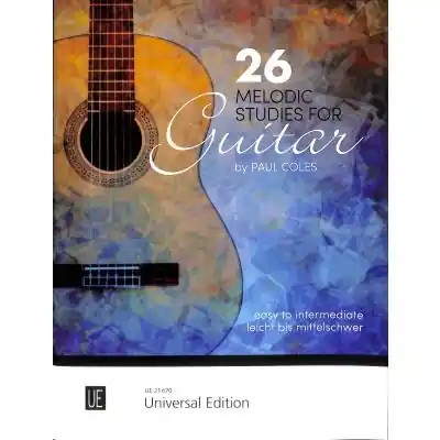 Billig Coles 26 melodic Studies for guitar UE21670