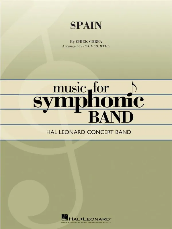 Corea Spain Concert Band HL04005030 Highlight