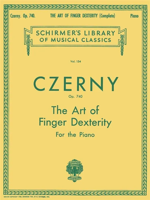 Meistverkauft Czerny Art of Finger Dexterity Op. 740 Complete Klavier HL50253100