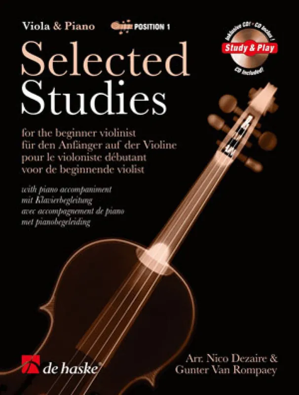 Billig Dezaire Selected Studies Viola Klavier CD DHP1043672-400