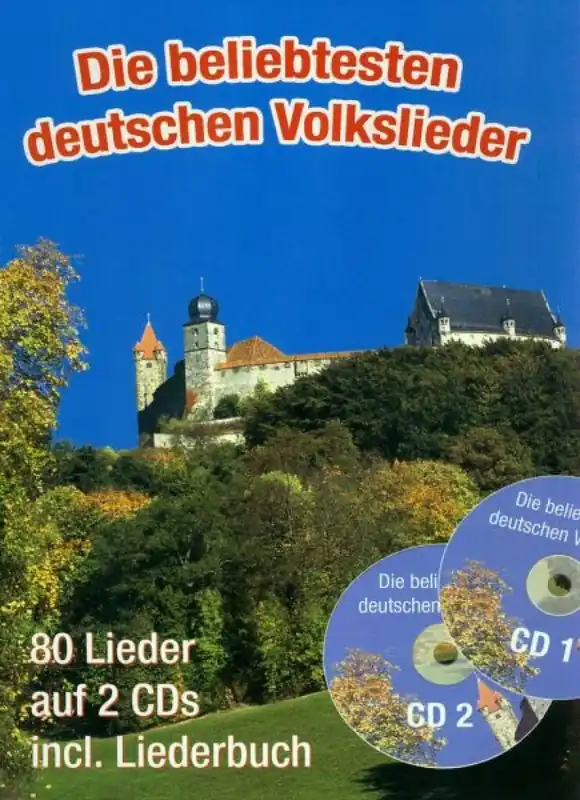 Die beliebtesten duetschen Volkslieder Vokal 2 CDs BOE8014 Bestseller
